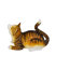 Statue bronze Eile Squat Cat - Taille: L 12 po x l 6 po x H 9 po.