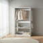 Garde-robe en bois 32 "avec tringles Prosper