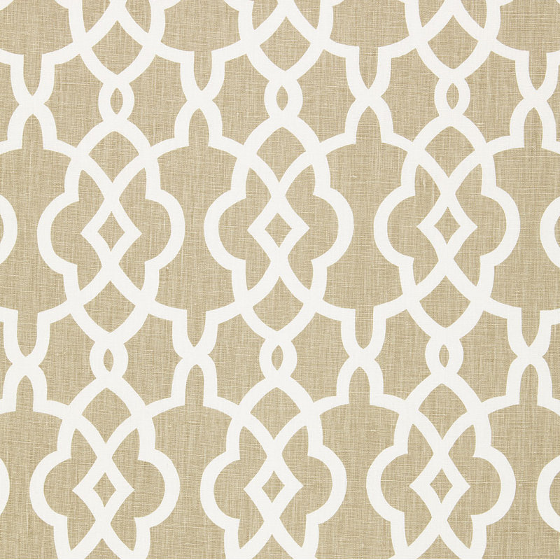 Tissu avec frettes Summer Palace, Sable