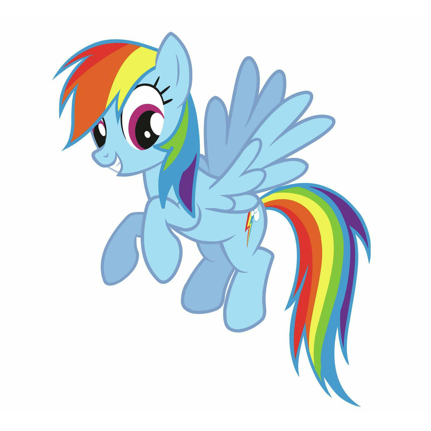 Rainbow Dash Mlp Sticker - Rainbow Dash Mlp Fan - Discover & Share GIFs