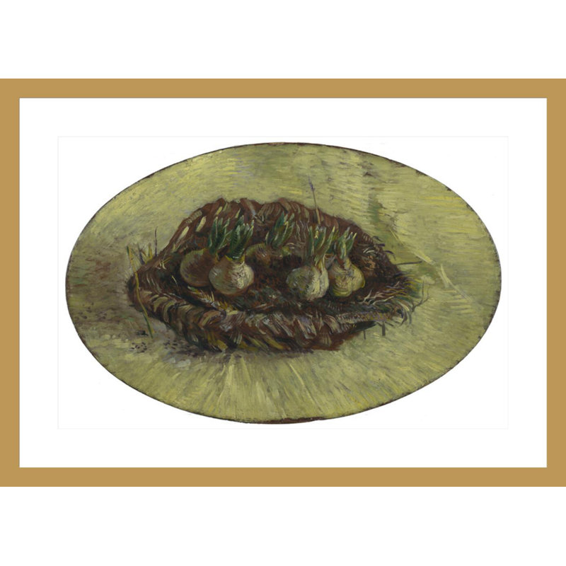 Panier d'ampoules jacinthe par Vincent van Gogh, H 21,27 po x l 29,5 po
