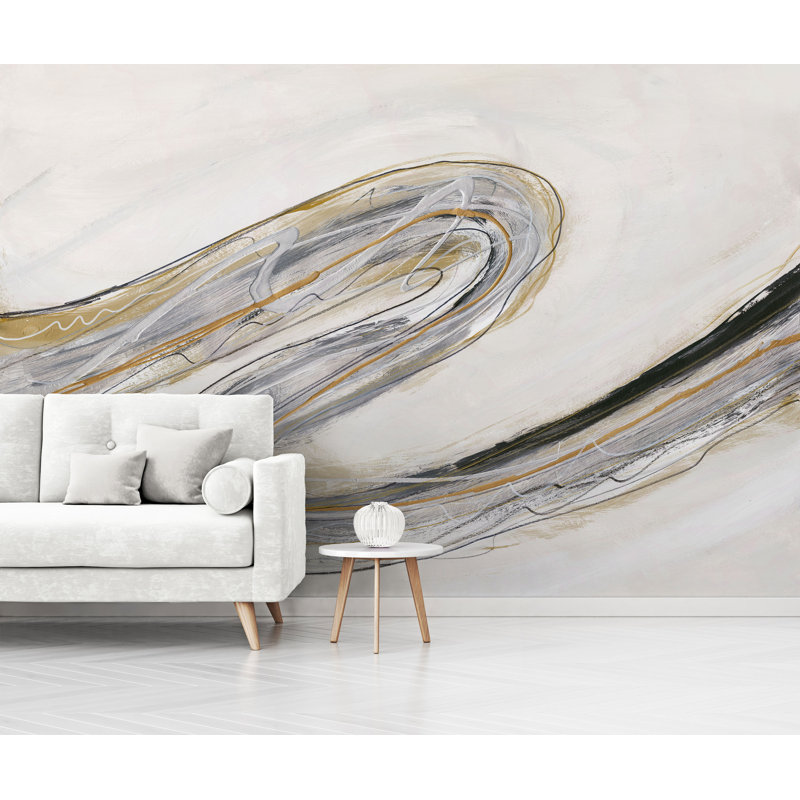 Adhésif mural majestueux tourbillon majestueux,  L 96 po x L 144 po 