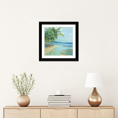 «Blue Coastal Lagoon», reproduction sur toile