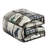5 Pieces Floral Printed Comforter Set Color Block Patchwork Bed In A Bag-110080957