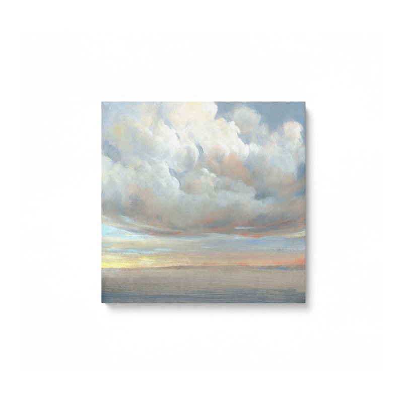 Layers of Light and Clouds I Wrapped Canvas Print, 12" H x 12" W