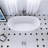 61 Inch Small Size Artificial Stone Solid Surface Freestanding Bathtub