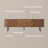 Mid-Century Modern TV Stand, Minimalist Wood Media Console with Roller Shutter Door-1684980313-1678793217
