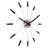 Black Plug Inn Metallic Wall Clock