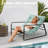 Ebern Designs Patio Outdoor Lounge Chair, Oversized Comfy Sling Recliner Chair, With Support 500lbs Extra Thick Puffy Cushion, Modern Outside Furniture For Backyard, Garden, Porch, Poolside-1562695103-1575354139