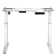 Inbox Zero Electric Stand Up Desk Frame Dual Motor Height Adjustable Sit Stand W/controller