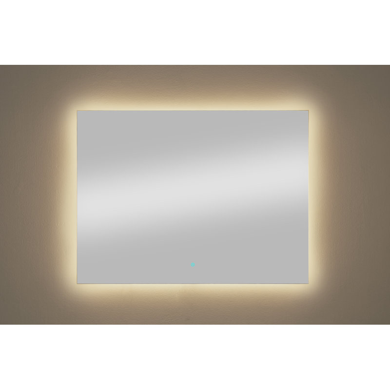 Volta Frameless Lighted Bathroom / Vanity Mirror, 36" x 48"