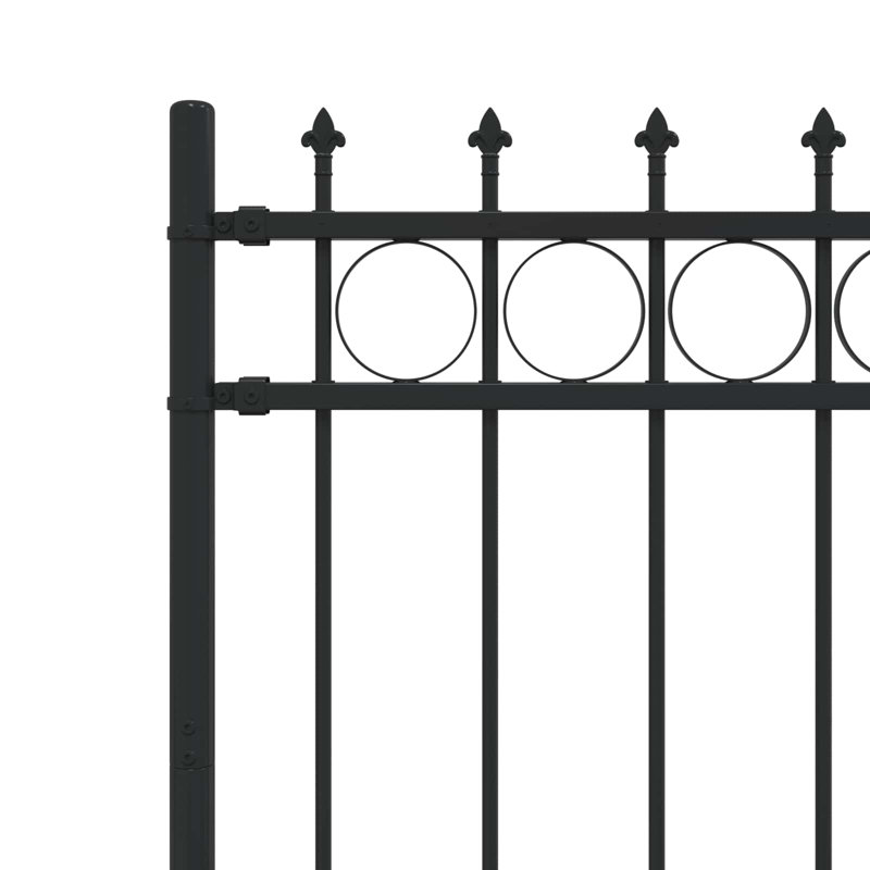 Powder-Coated Steel Fence Panels Included, 150cm H x 200cm W
