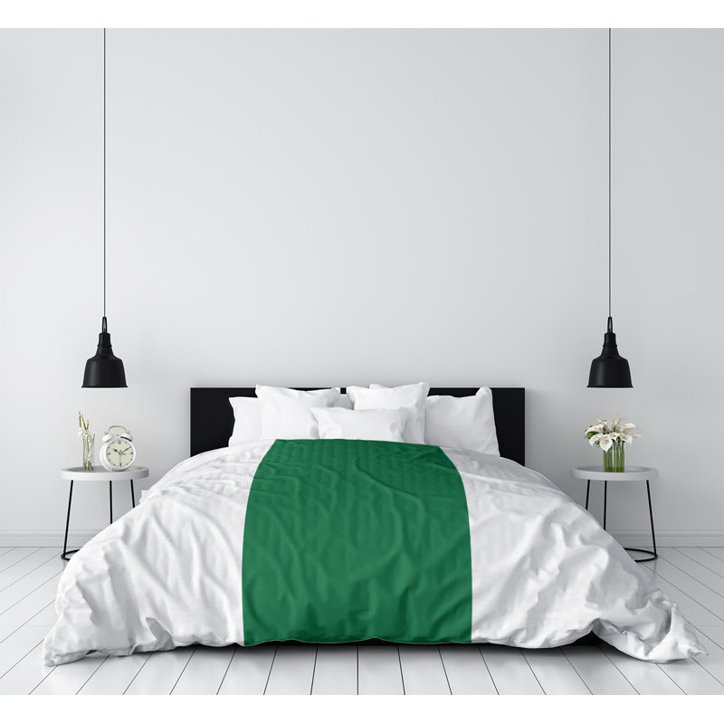 Housse de couette réversible simple baseball Tampa Bay, Microfibre, Housse de couette simple TG, Basilic
