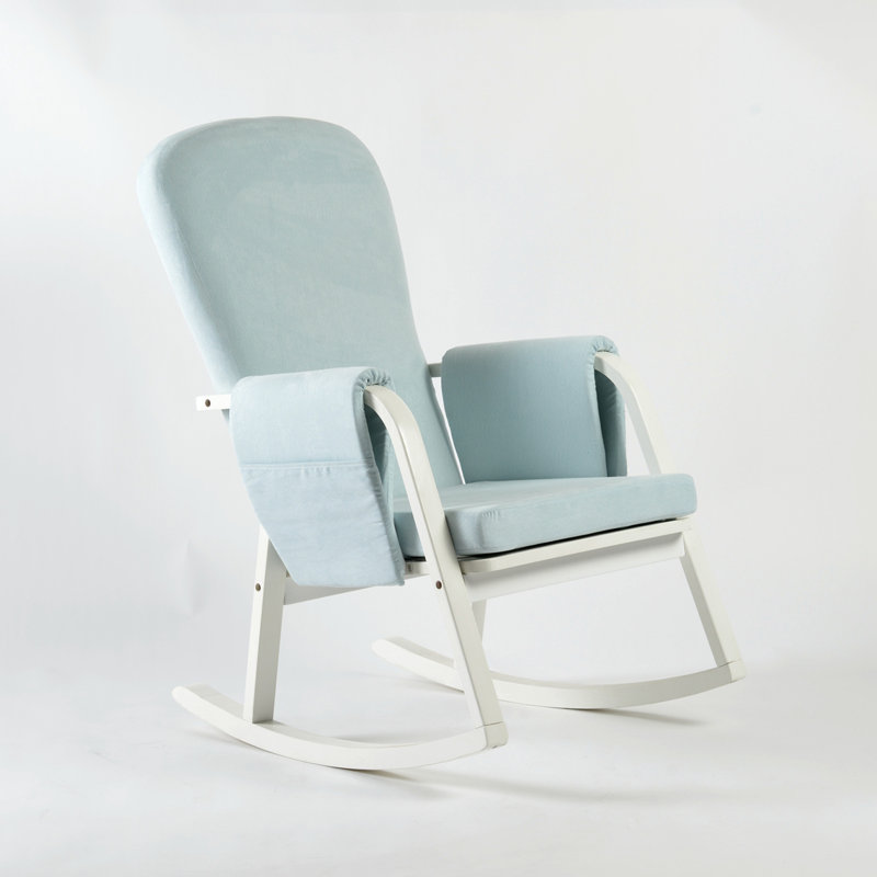 Chaise berçante Jenavive, Bleu pâle