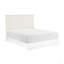 Ensemble de lit luxueux à très grand lit à finition blanc perle 5 pièces-1639449704
