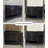 Modern Solid Rubberwood Shoe Cabinet in Black