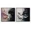 Delicate Brushstrokes, peinture abstraite - ensemble de 2 collages carrés abstraits-1697994408-1697994409