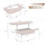 Table basse à plateau relevable avec rangement et pieds en verre trempé Comaneci-126229337