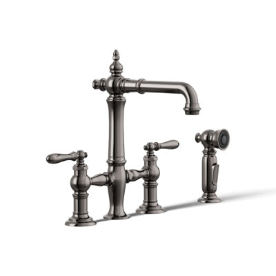 Artifacts Bridge Faucet with Side Spray