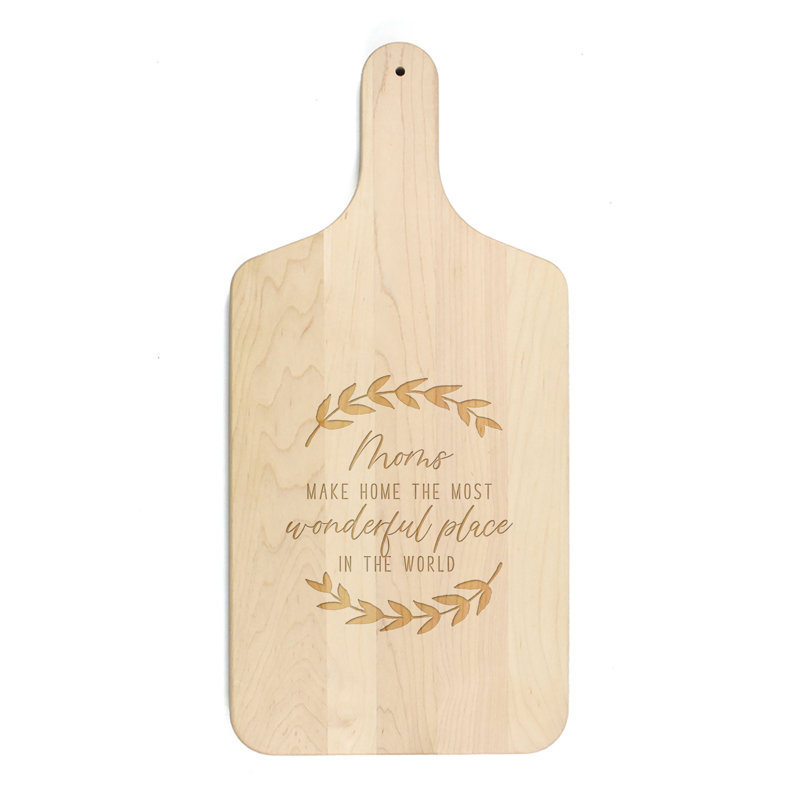 Moms Make Homes Wonderful Cutting Board