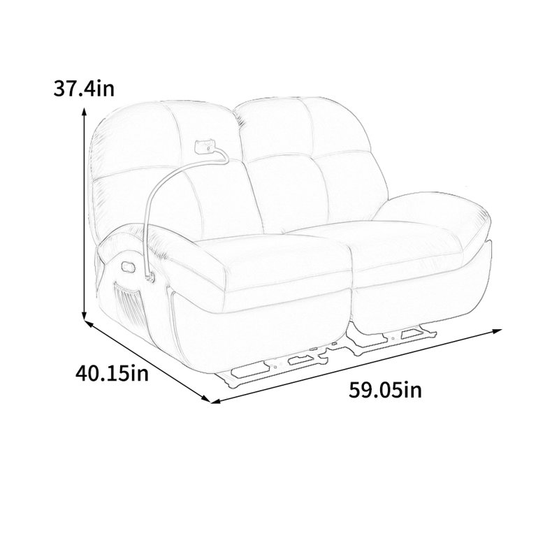 Ergonomically designed cat scratch skin recliner