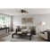 44" Durant 5 - Blade Flush Mount Ceiling Fan with Pull Chain and Light Kit Included