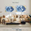 Harnek, belles pivoines en indigo-108876228