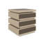 La Moda Glass End Table