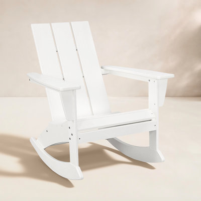 POLYWOOD Modern Adirondack Rocking Chair