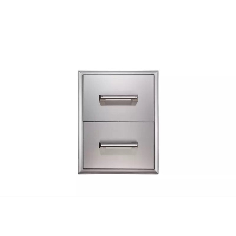 EdgeStar Stainless Steel Outdoor Double Storage Drawers