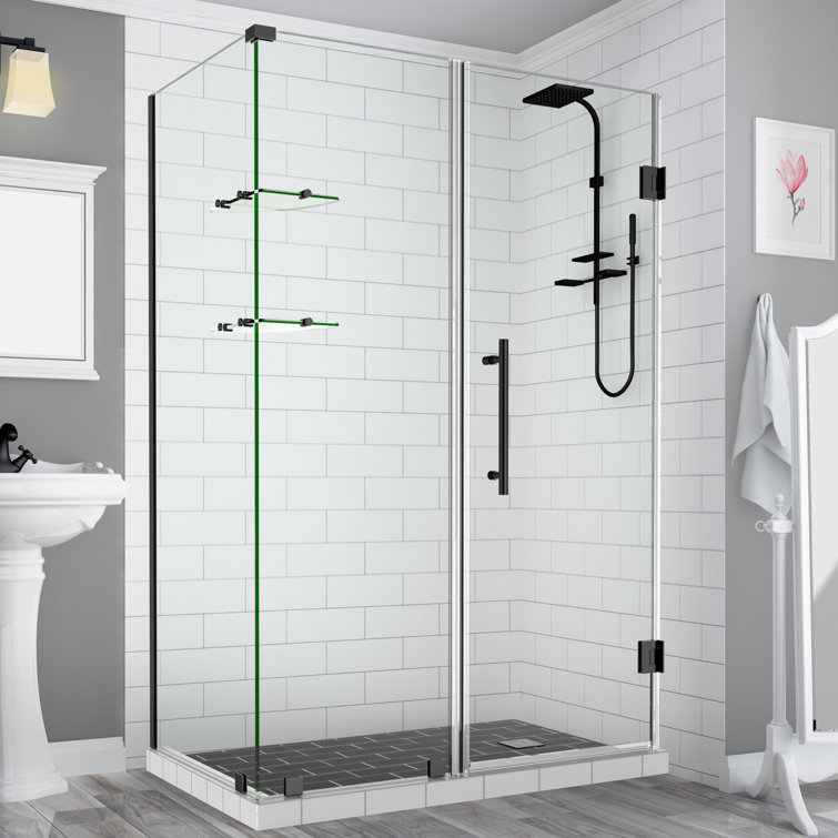 Bromley GS Frameless 72" x 72" Rectangle Hinged Shower Enclosure
