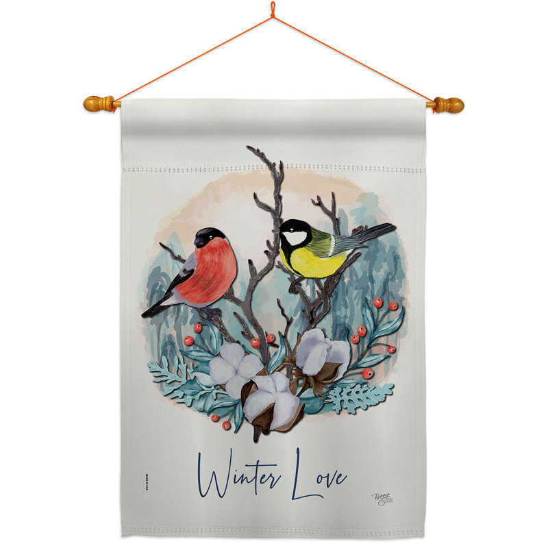 Double Sided 40'' H x 28'' W Polyester Animal Flag Set