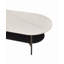 Table basse Table basse en céramique, table basse à double couche en panneau de fibres à densité moyenne pour le salon, céramique et tablette inférieure