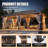 20 Ft. W X 12 Ft. D Double Roof Gazebo With String Lights
