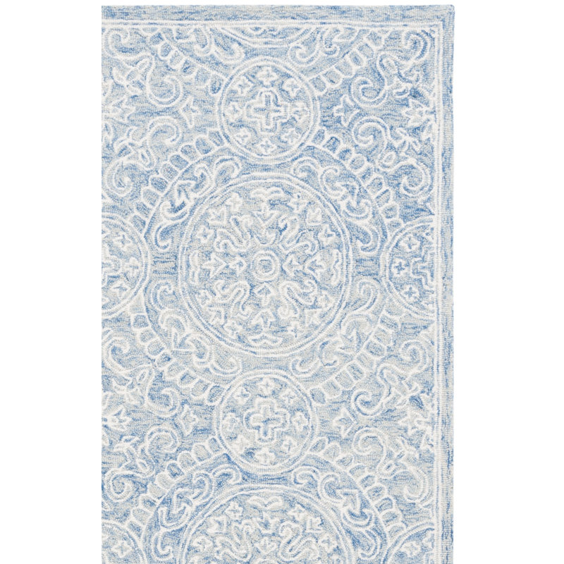 Lauren Ralph Lauren Hand Tufted Wool & Cotton Damask Rug, Runner 2' x 5'