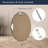 Yohana Metal Oval Mirror
