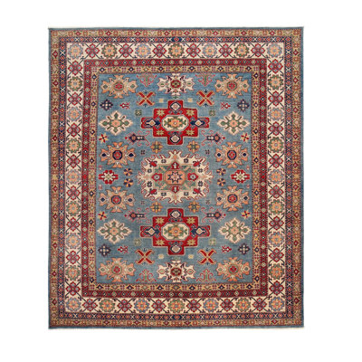 Hand Knotted Wool Southwestern Rug