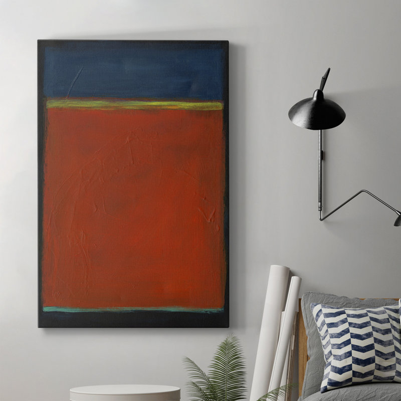 Contemplation I - peinture sur toile tendue, H 27 po x l 18 po x P 1 po