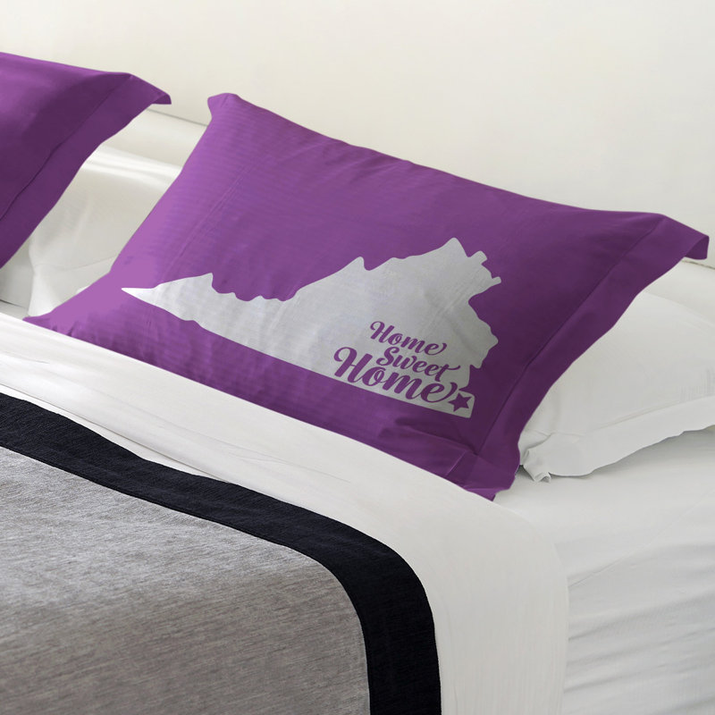 Sham Set, King, Polyester, Violet