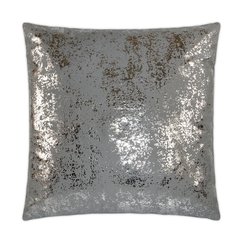Sand Dune Square Indoor/Outdoor Pillow Cover & Insert, Gray