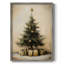 «Christmas Holiday Art», série 2-CX III, reproduction encadrée - bois massif-714334983