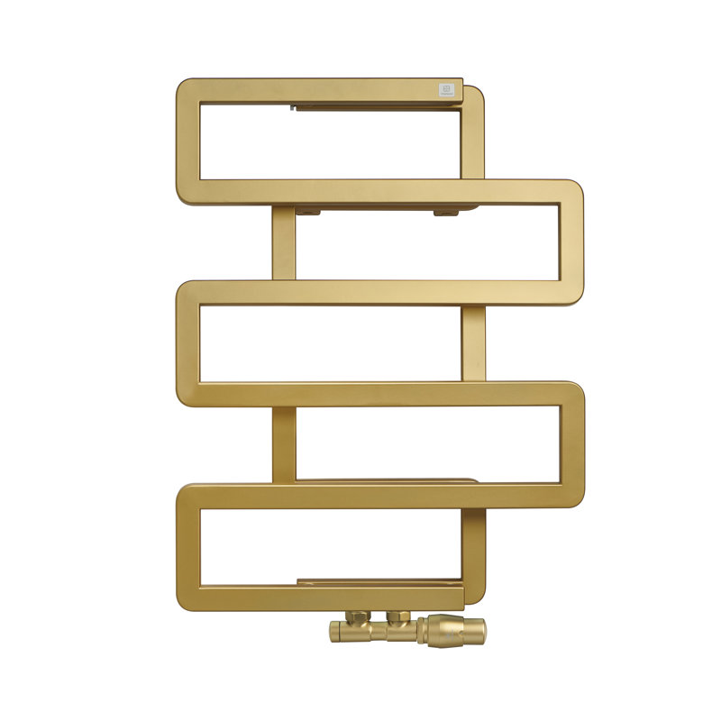 Heated Towel Rail, BOOKIE 655/500, Brass