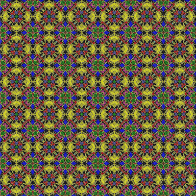 Jaune Tapis décoratif géométrique