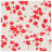 Red Cherry Blossom Quilted Bedspread All Sizes-126083161