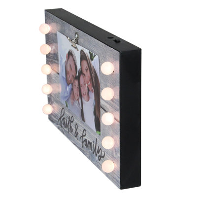 Gray Beveled Picture Frame