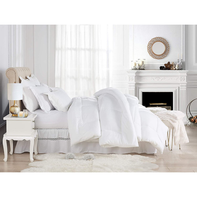 Bourre de couette blanche en duvet synthétique 1800 Series, Double