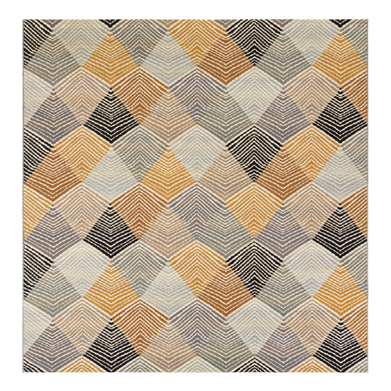 Keazia Indoor/Outdoor Area Rug, Square 7'10"