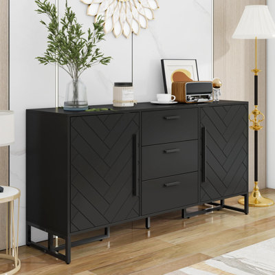 Sideboard With 3 Doors And 3 Drawers