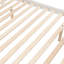 Lit superposé simple blanc avec rangement pour escalier. Fabrication solide. Conception fonctionnelle. Améliore l'espace de la chambre à coucher. Assemblage. Aucune boîte à ressorts requise. Espace de rangement abondant et garde-corps-1107718512