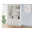 Dejarae Solid Wooden Library Bookcase H:223 W:148 cm-1218897564